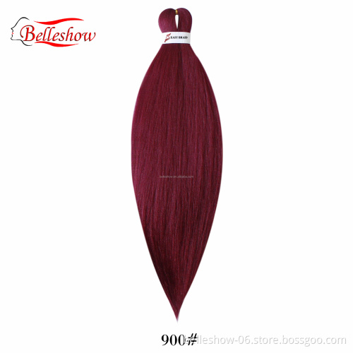 Hot sell braiding hair pre stretch 4
